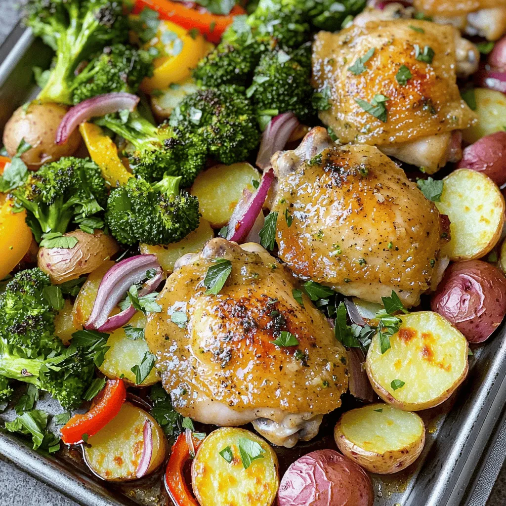 Schmackhaftes Sheet Pan Garlic Ranch Chicken &#038; Veggies