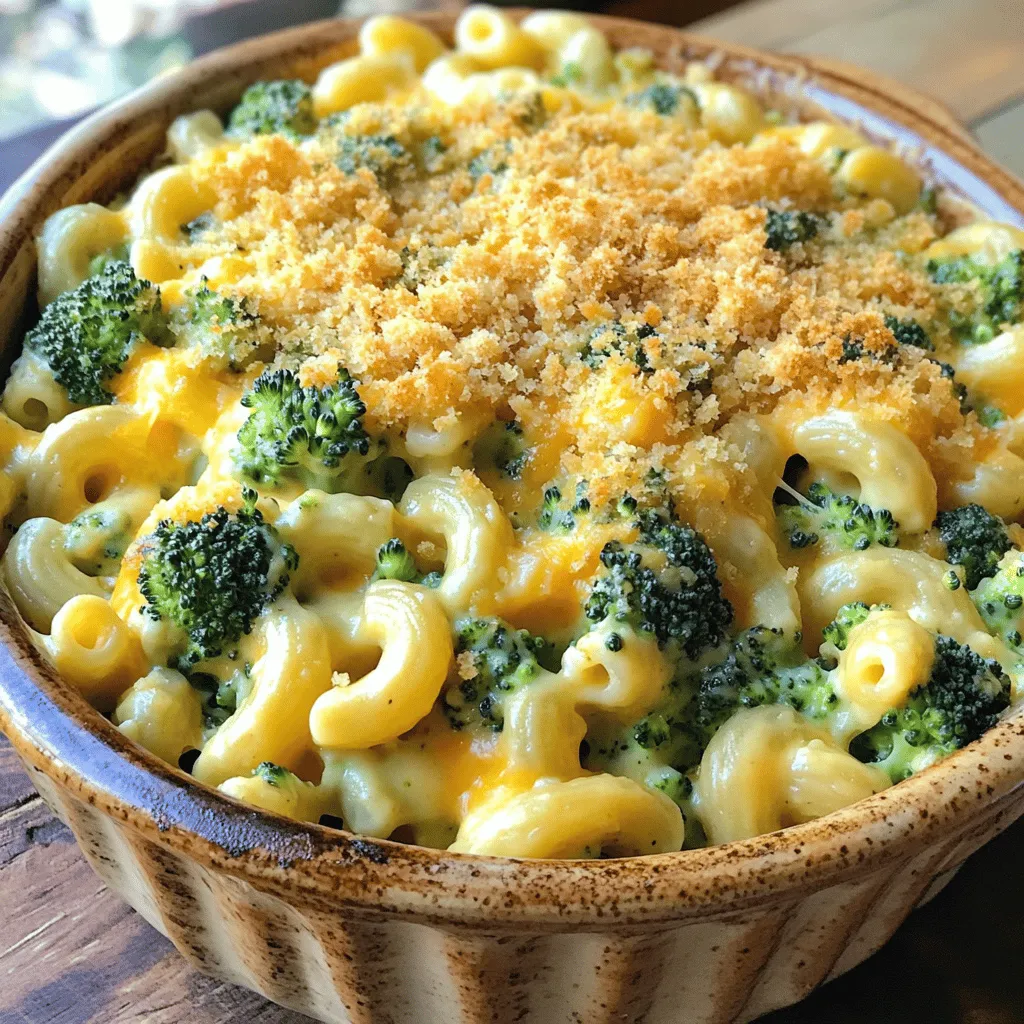Broccoli Cheddar Mac and Cheese Einfach und Lecker