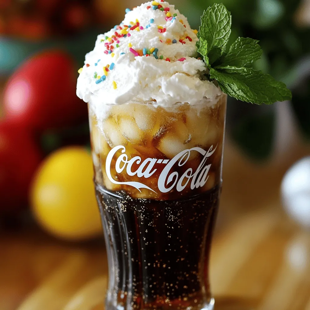 Viral Fluffy Coke Erfrischendes Getränk für den Sommer