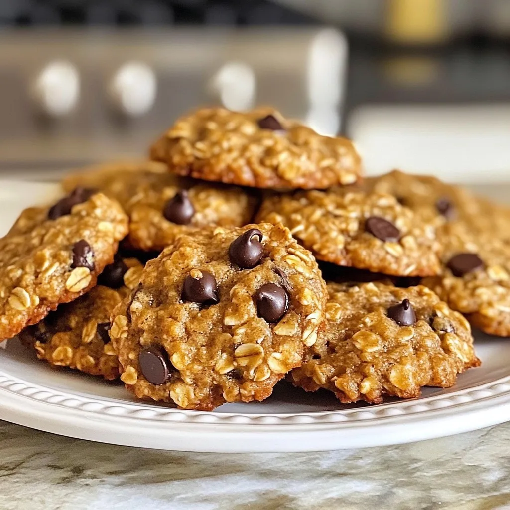 Nahrhafte Banana Oatmeal Breakfast Cookies Rezept