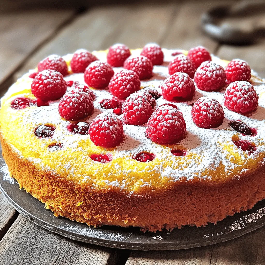 Lemon Raspberry Yogurt Cake Fruchtiger Genuss Pur