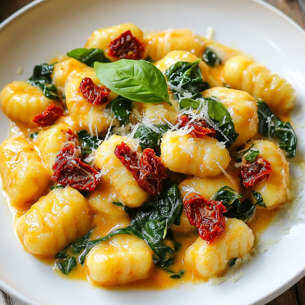 Cremige Sun-Dried Tomato Gnocchi Schnelles Rezept