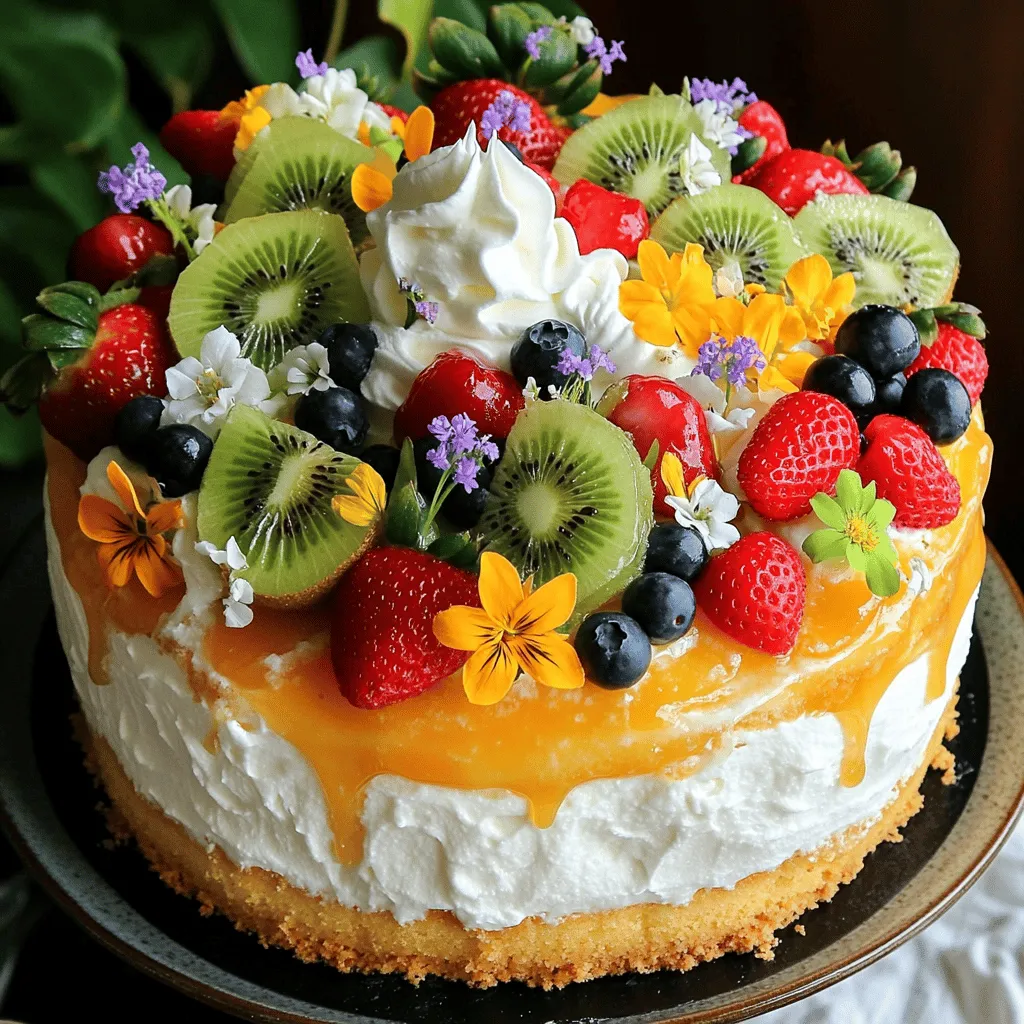 Oster Poke Cake Süßes und Fröhliches Festdessert