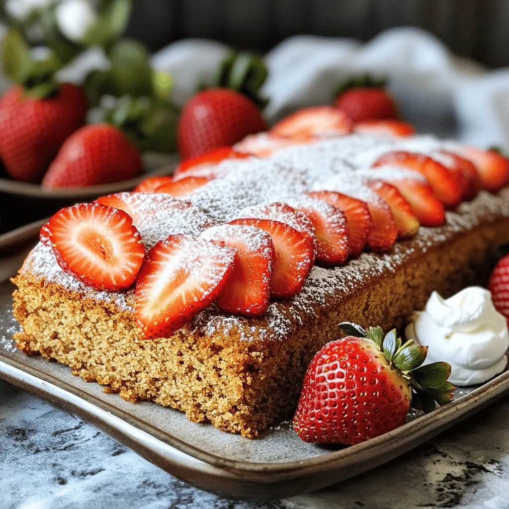 Skinny Strawberry Cake gesünder und lecker genießen