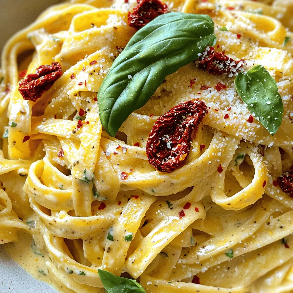 Creamy Sun-Dried Tomato Pasta Einfache und Leckereien