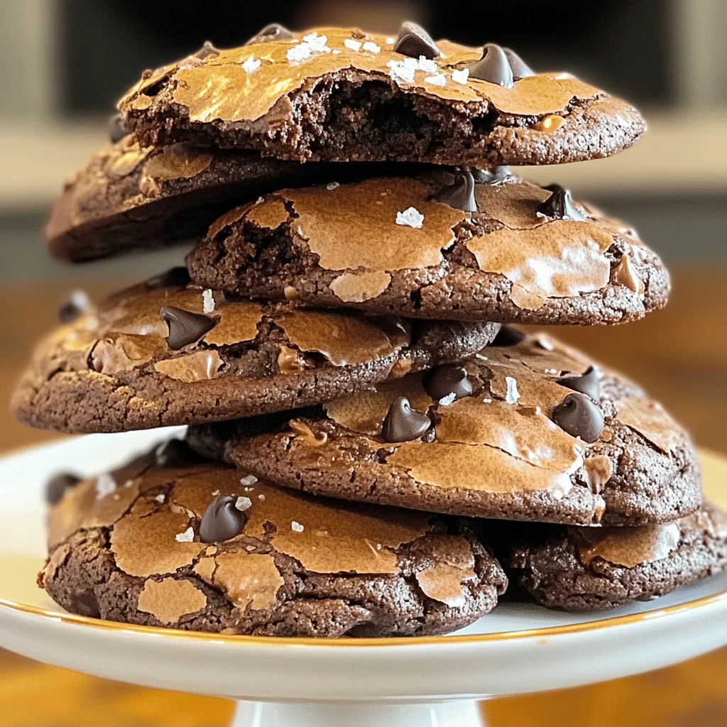 Bakery-Style Triple Chocolate Brownie Cookies Genuss