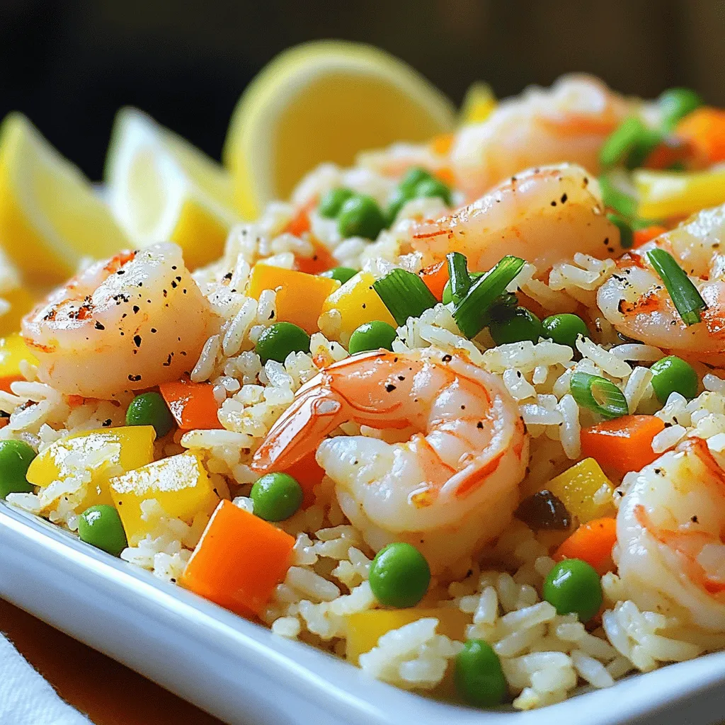 Cajun Shrimp Fried Rice Schmackhafte Schnellmahlzeit