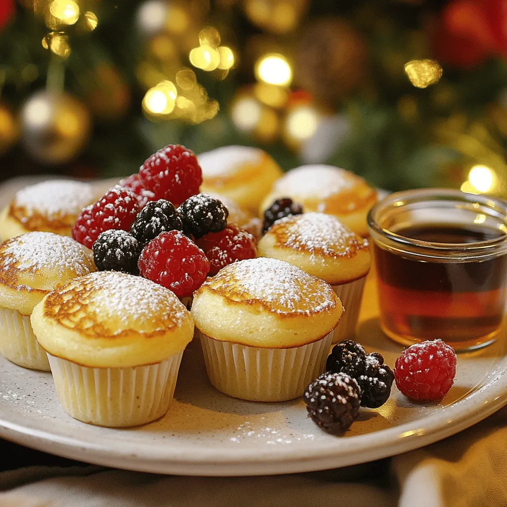 Um perfekte Pancake Mini Muffins zu machen, brauchst du einfache Zutaten. Du benötigst 1 ½ Tasse Mehl, 2 EL Zucker, 2 TL Backpulver, ½ TL Natron, ¼ TL Salz, 1 großes Ei, 1 Tasse Milch, 3 EL geschmolzene Butter und 1 TL Vanilleextrakt. Optional kannst du ½ Tasse Schokoladenstückchen oder frische Beeren hinzufügen. Diese Zutaten machen dein pancake mini muffins rezept einfach und lecker.