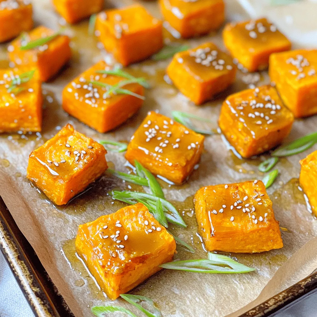 Miso Maple Roasted Sweet Potatoes Nährstoffreicher Genuss