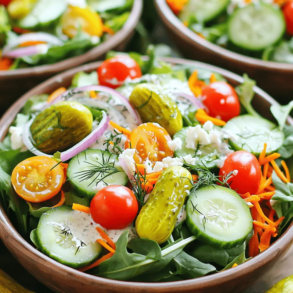 Pickle Ranch Salad Bowls Frisch und Gesund Genießen