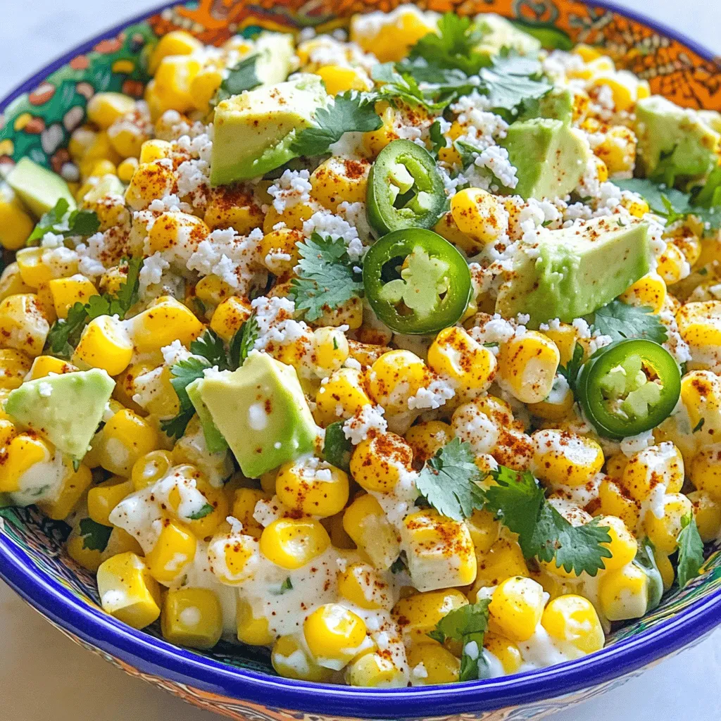 Mexican Street Corn Salad Frisch und Verlockend