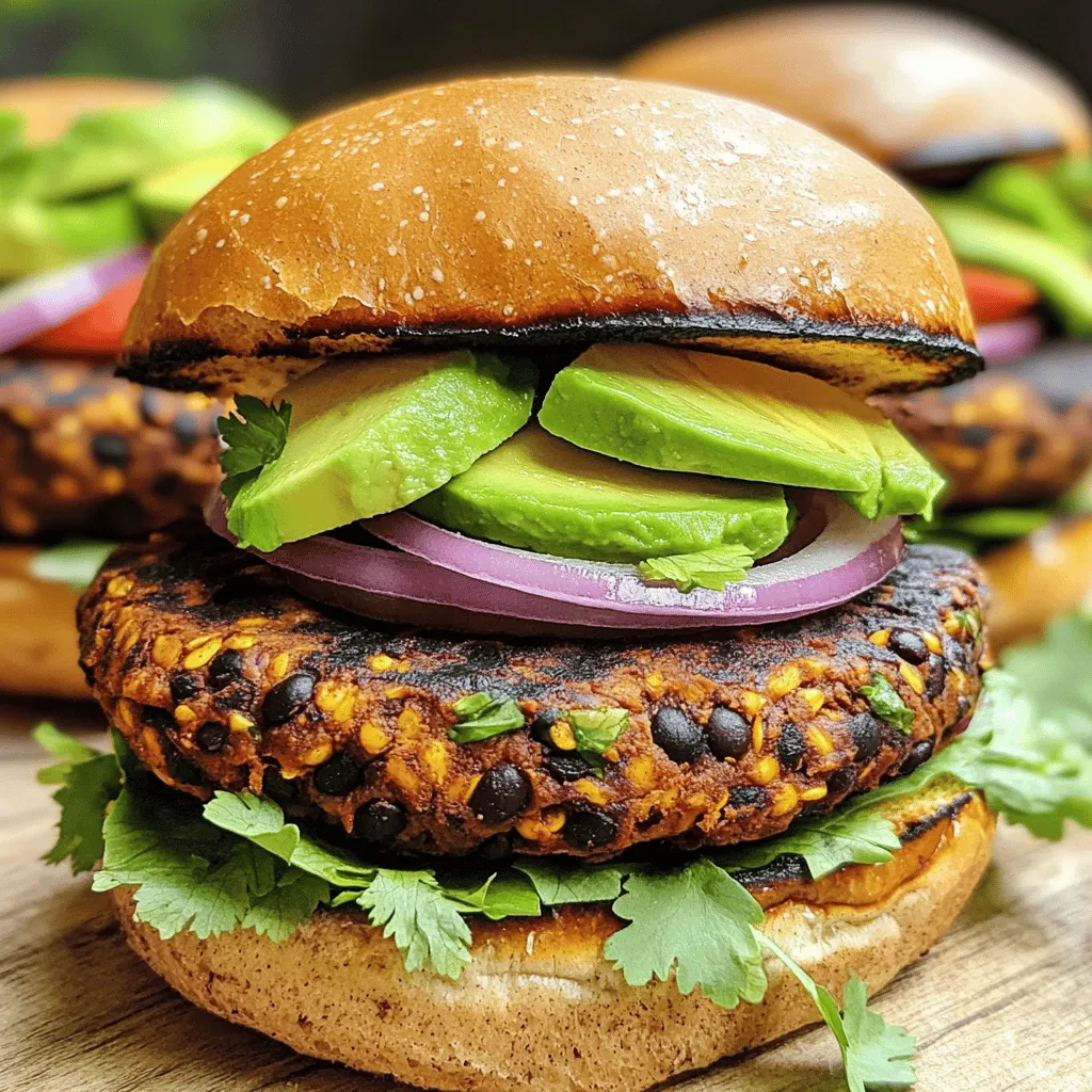 Chipotle Black Bean Burgers Einfache und leckere Idee