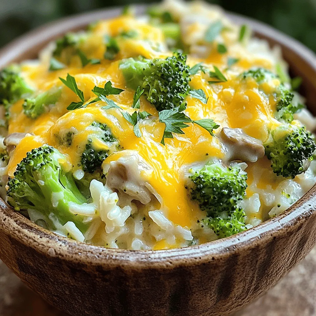 Cheesy Broccoli Rice Casserole Einfache und schmackhafte Mischung