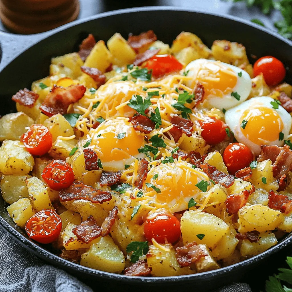 Loaded Breakfast Skillet Köstlich und Nahrhaft Genießen