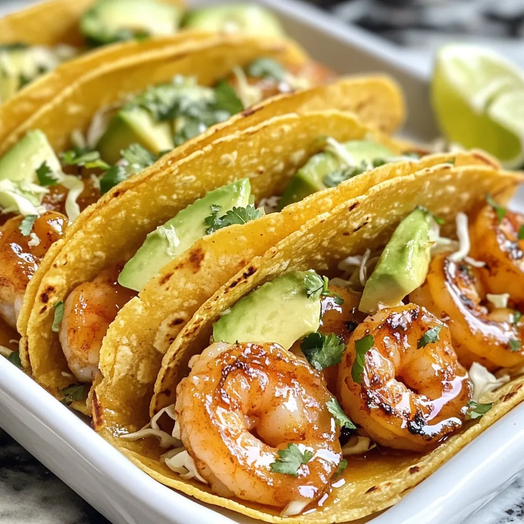 Honey Lime Shrimp Tacos Frisch und Einfach Zubereiten