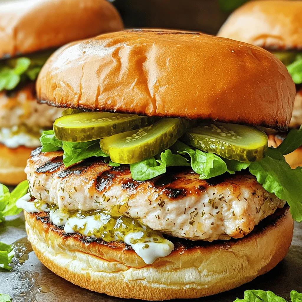 Pickle Ranch Chicken Burgers Schnell und Lecker Zubereiten