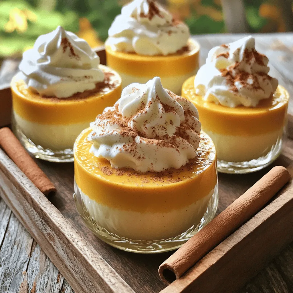 Pumpkin Spice Latte Panna Cotta Cups Köstlicher Genuss