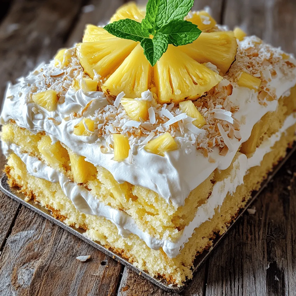 Ananas-Himmelstorte Leckerer Genuss für jeden Anlass