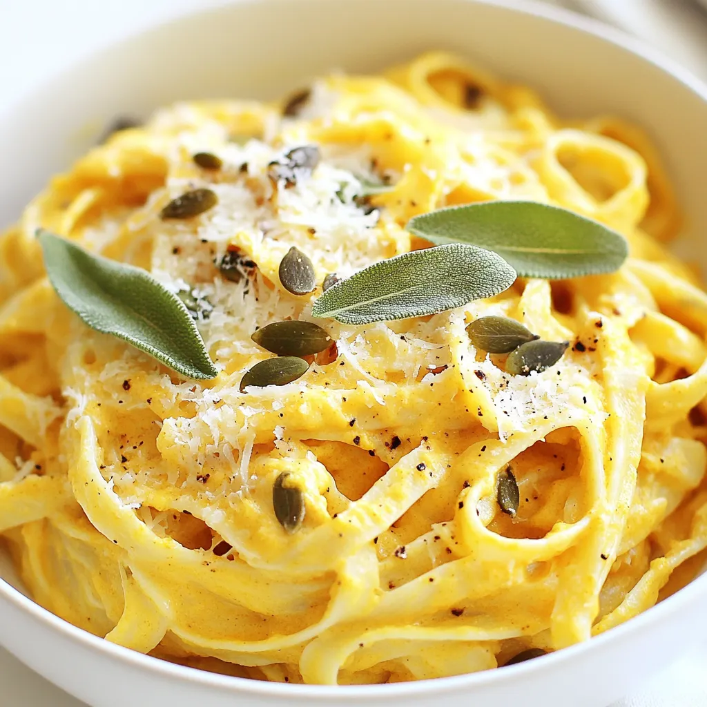 Savory Pumpkin Sage Pasta Einfache und köstliche Mahlzeit