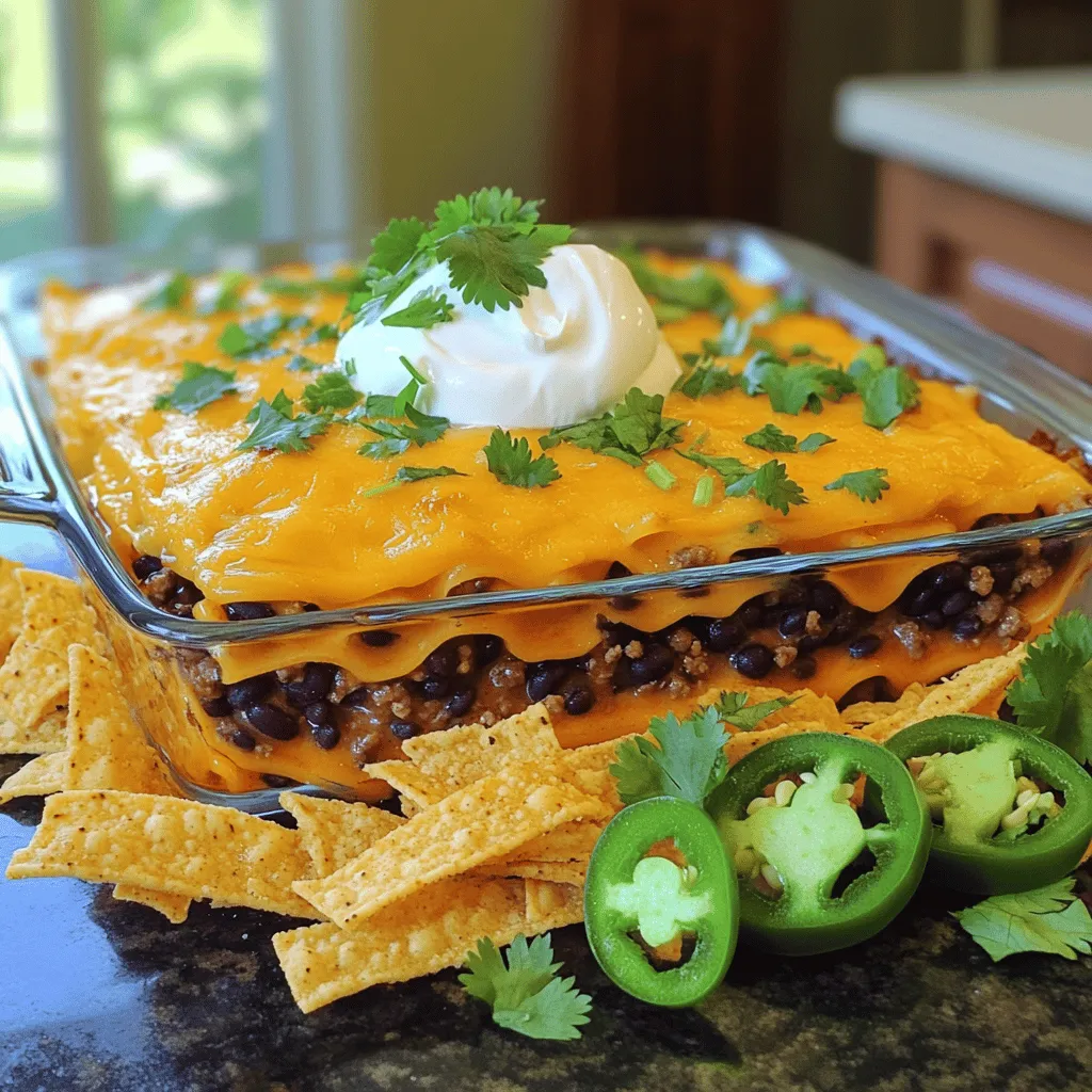 Taco Casserole Schnelle und einfache Rezeptidee