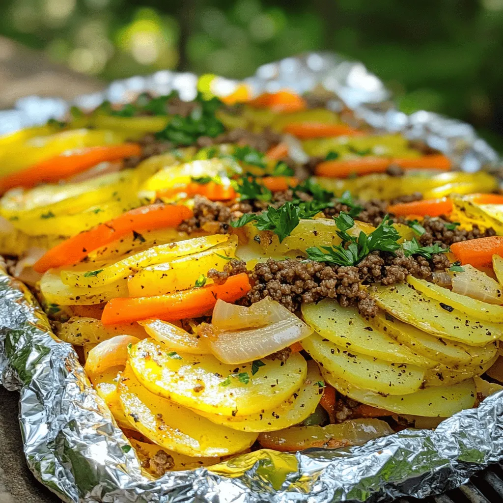 Grilled Hobo Dinner Packets Einfaches Grillvergnügen