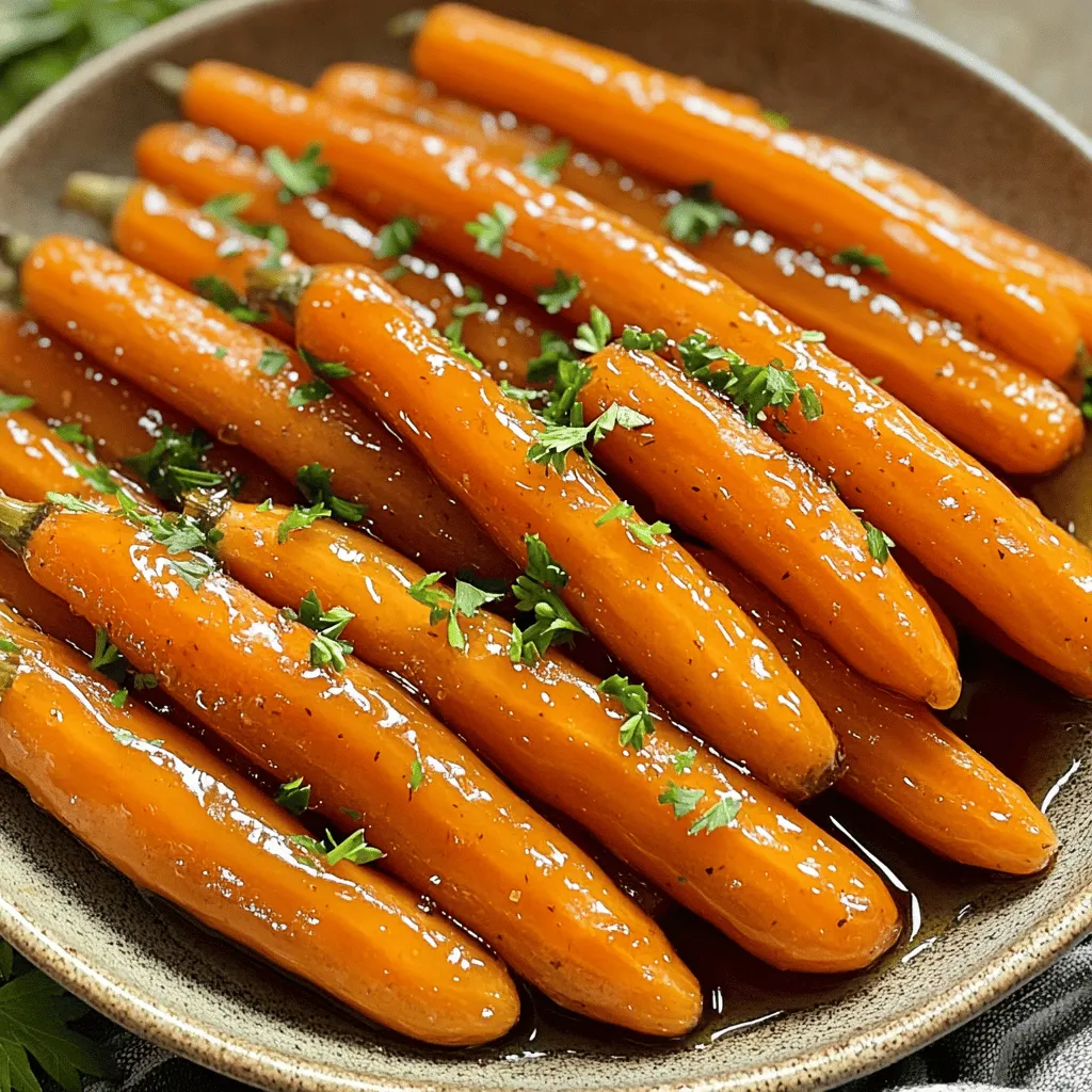 Maple Glazed Carrots Verlockende Beilage für jeden Tisch
