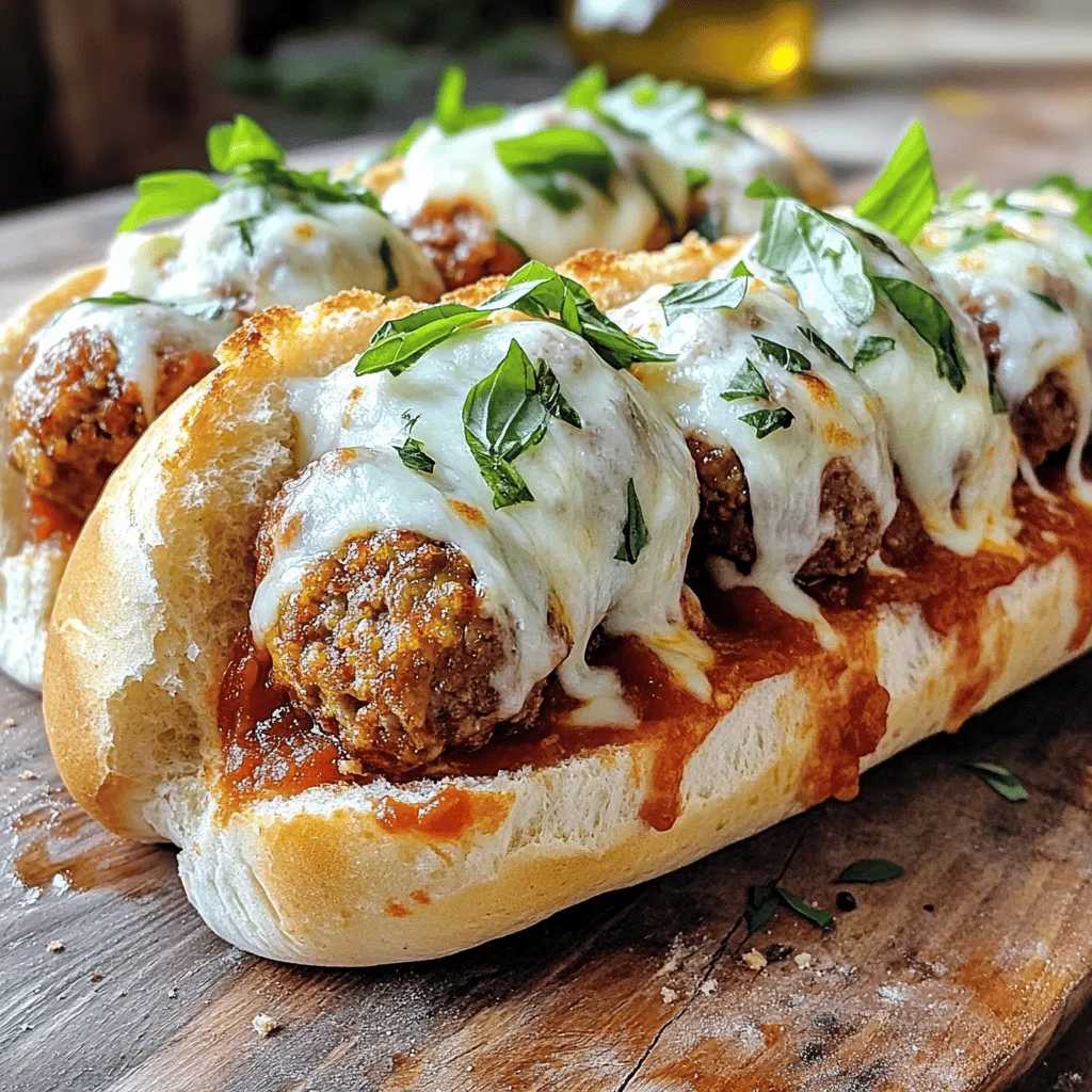 Knoblauchbrot Fleischbällchen Subs Einfaches Rezept