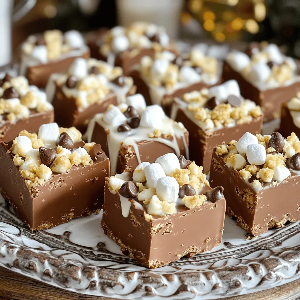 Milch und Kekse Fudge Einfache und köstliche Idee