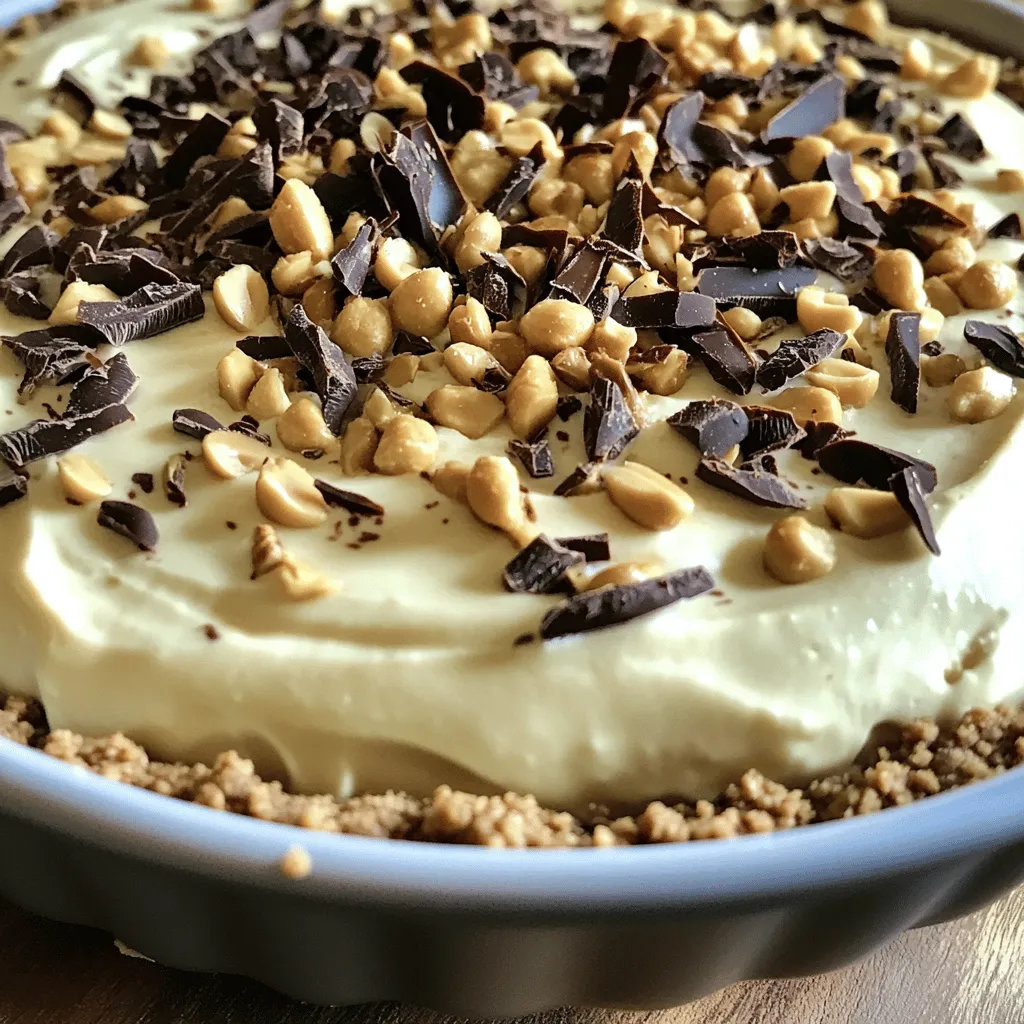 No Bake Peanut Butter Pie Köstliches Rezept Einfach
