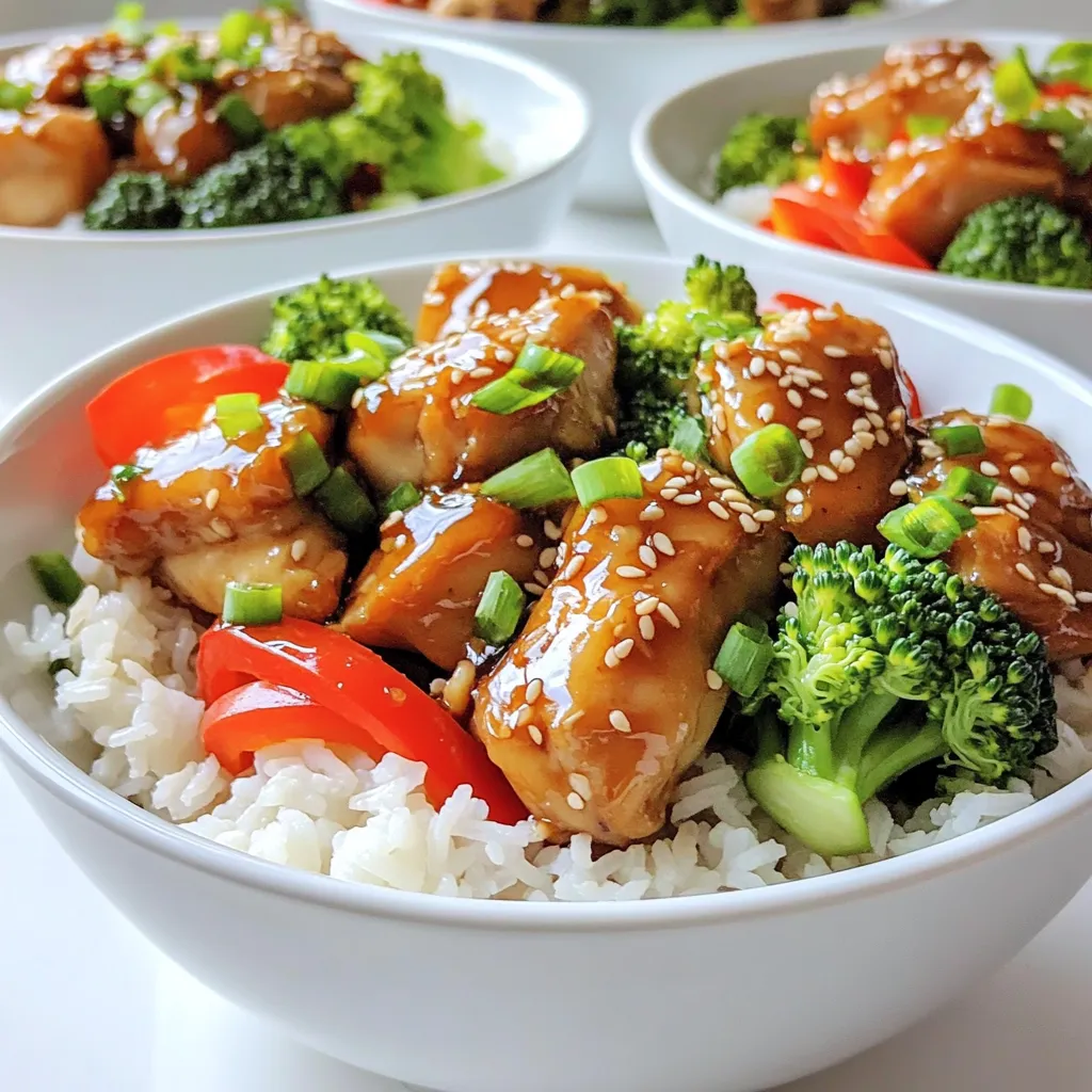 Teriyaki Chicken Bowls Leckerer als Takeout