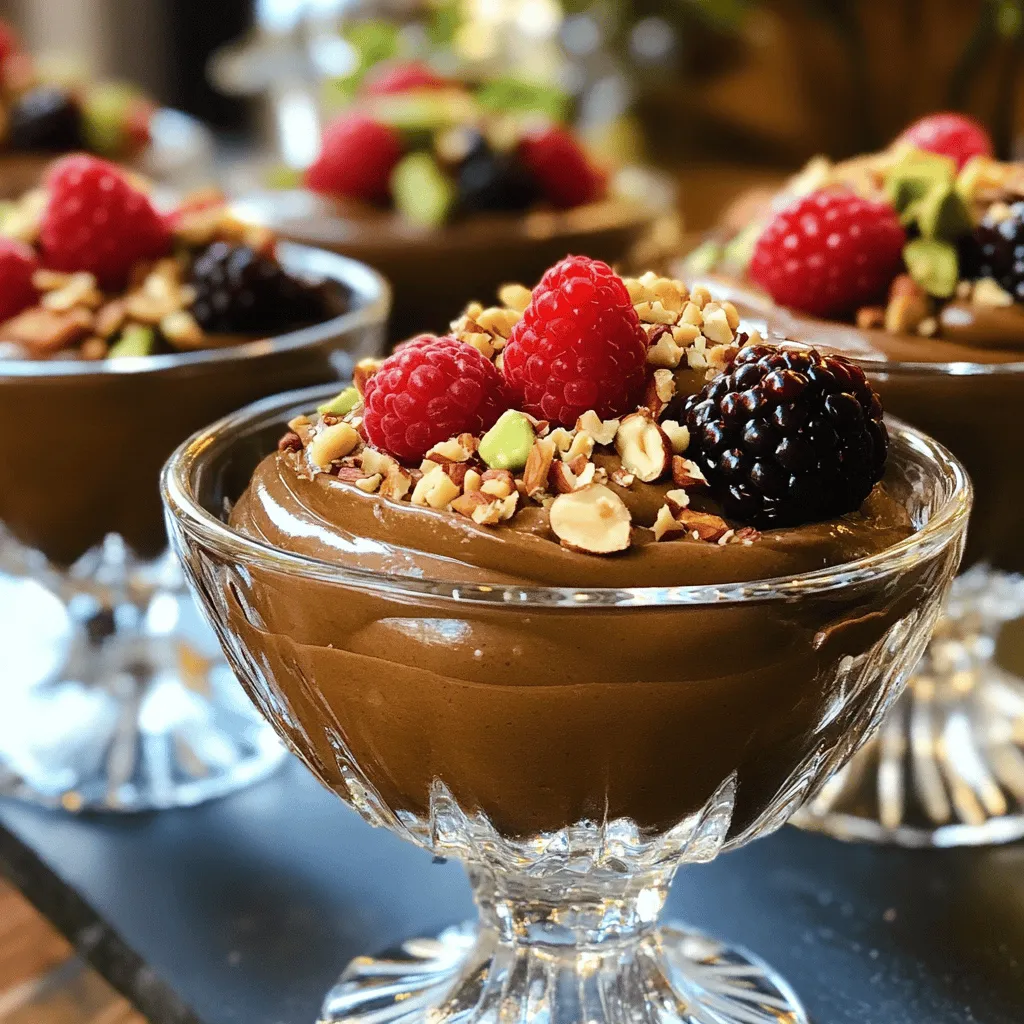Vegan Chocolate Avocado Mousse Cremiger Genuss
