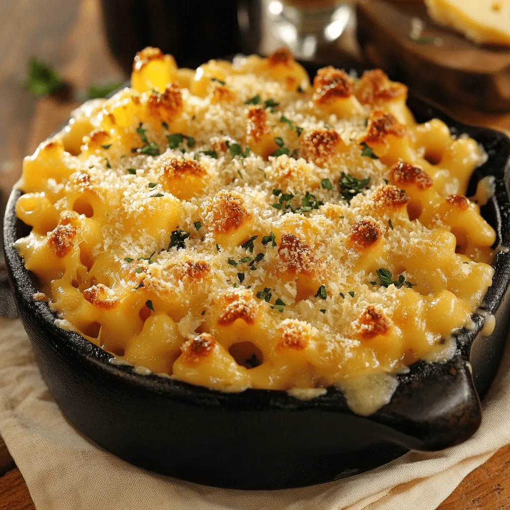 Guinness und Irish Cheddar Mac &#038; Cheese Köstlicher Genuss