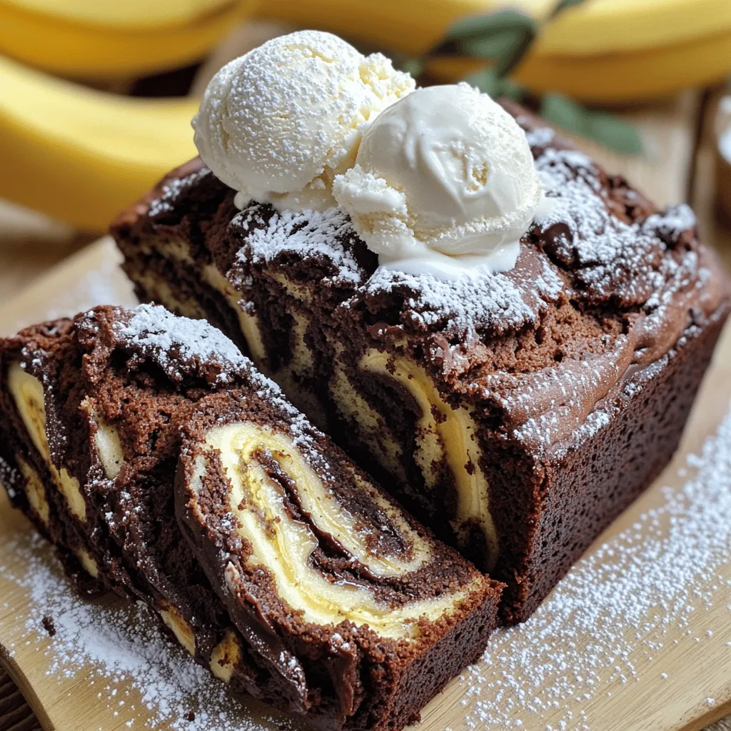 Schokoladen-Espresso-Bananenbrot Einfaches Rezept