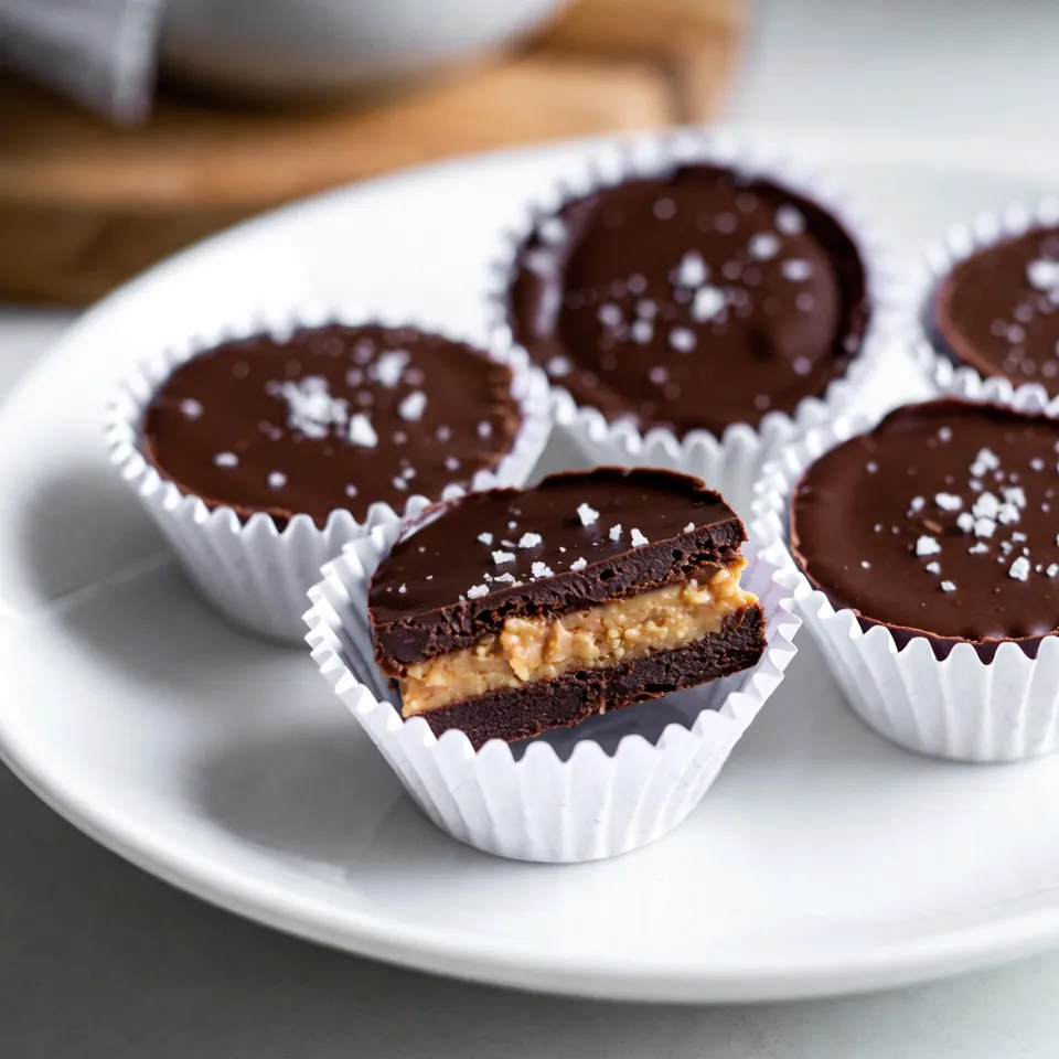 Vegan Chocolate Peanut Butter Cups Einfache Leckerei