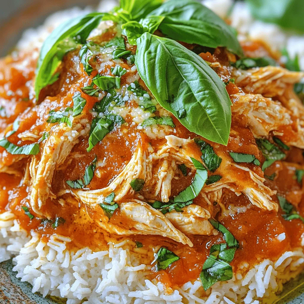 Slow Cooker Tomato Basil Chicken Einfaches Rezept