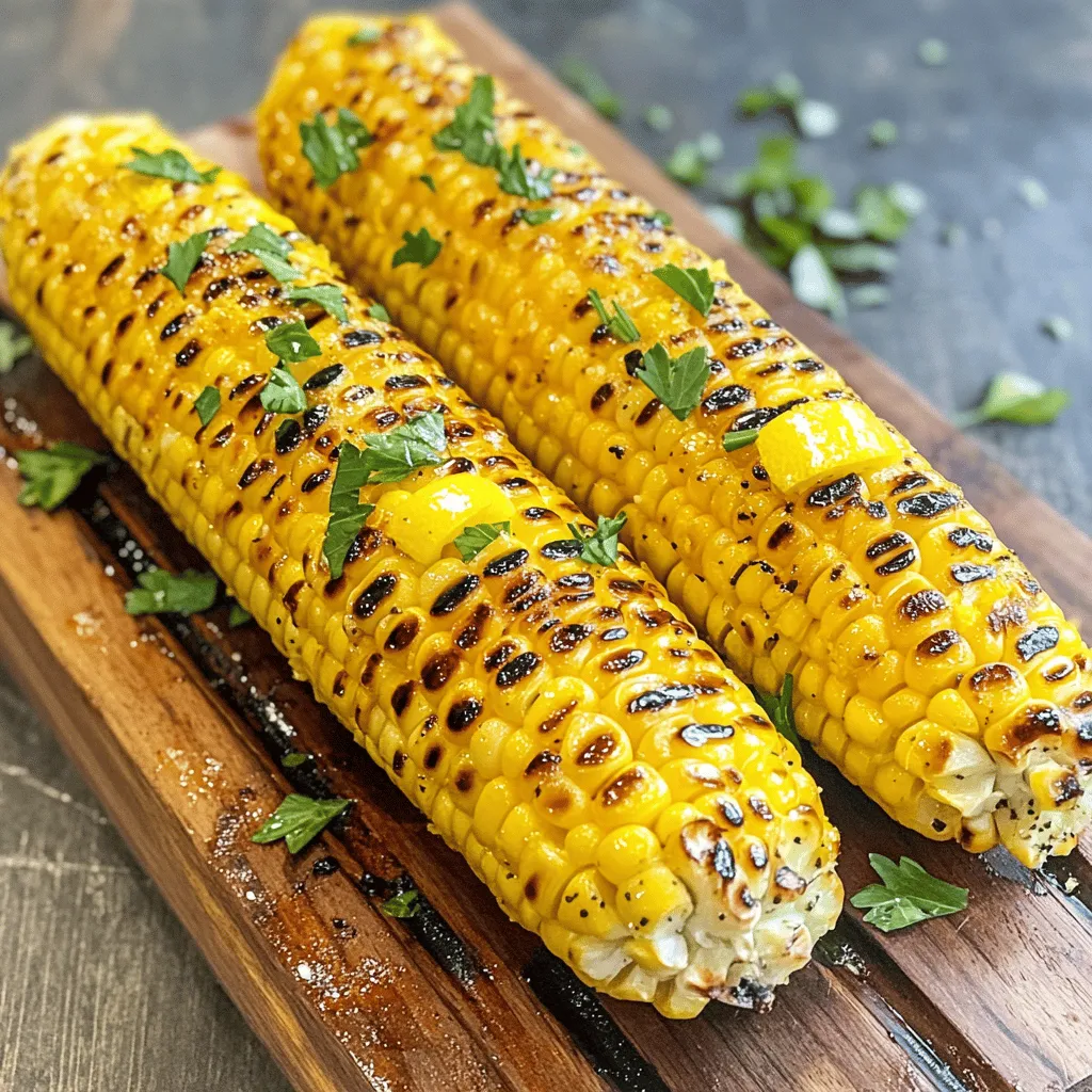 Für Zitronen-Pfeffer Maiskolben benötigst du einfache, frische Zutaten. Hier ist die Liste: