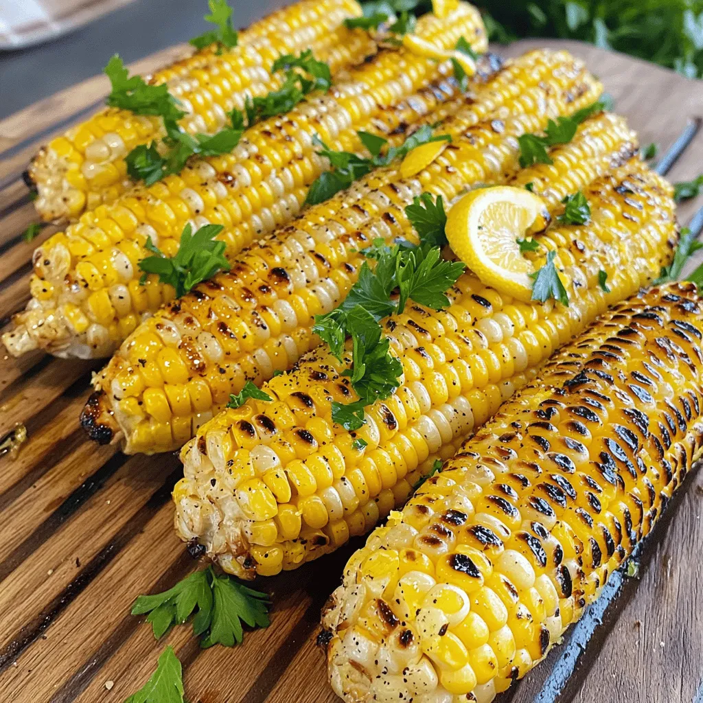 Zitronen-Pfeffer Maiskolben Einfach und Köstlich