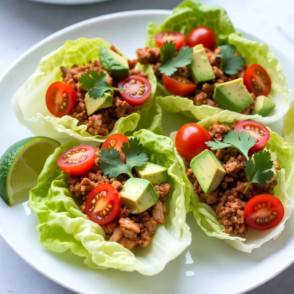 Türkisches Taco-Lettuce-Wraps Einfach und Köstlich