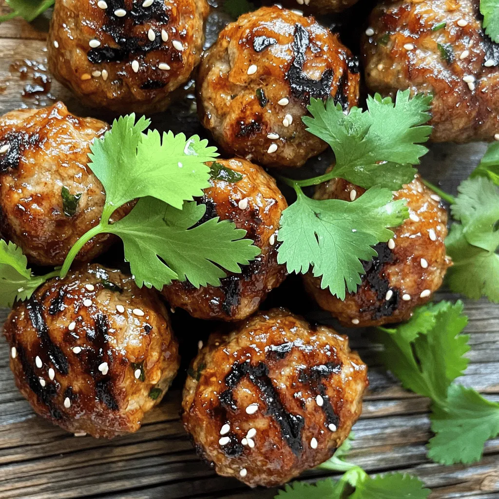 Korean BBQ Fleischbällchen Einfache und leckere Idee