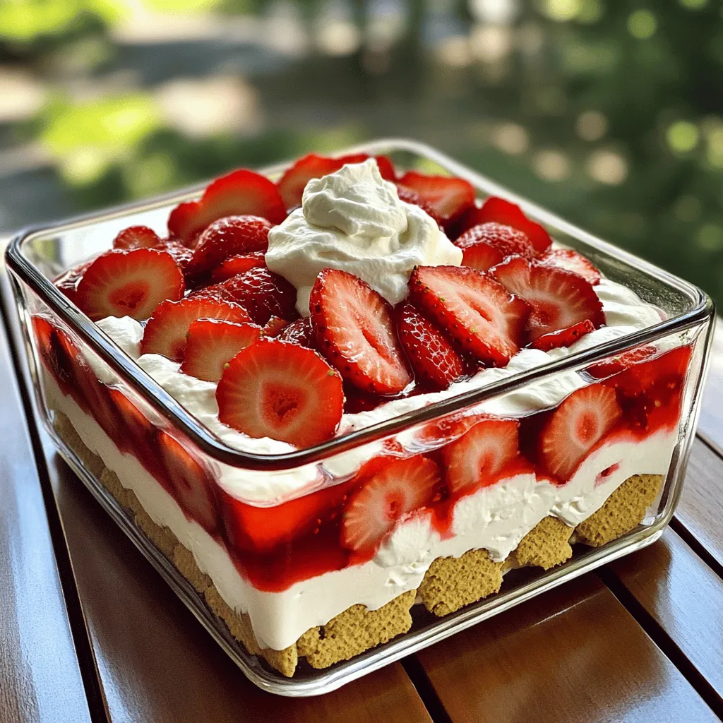 Strawberry Shortcake Icebox Cake Frisch und Einfache Rezept