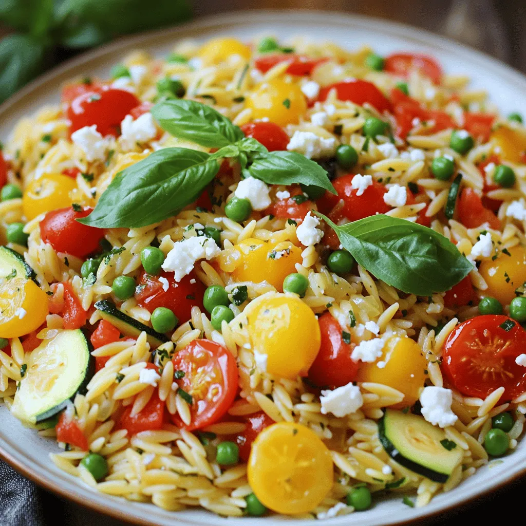 Orzo Pasta köstlich zubereiten und genießen