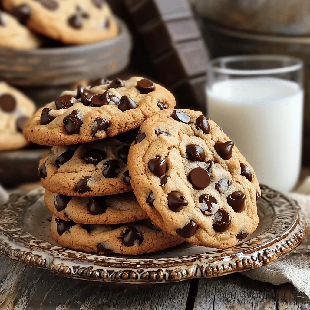 Chewy Chocolate Chip Cookies Einfache und Leckereien