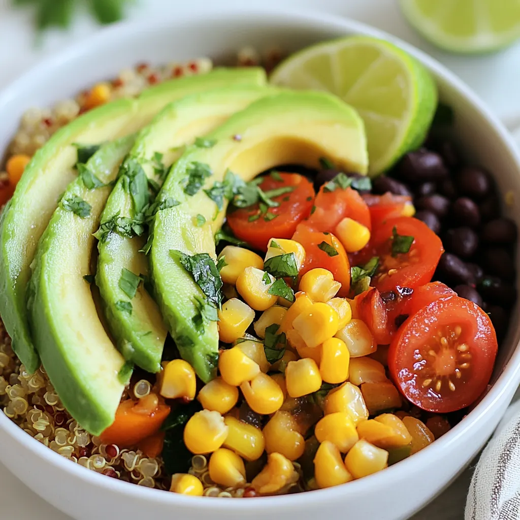 Loaded Veggie Quinoa Bowls Gesunde und Schmackhafte Mahlzeit