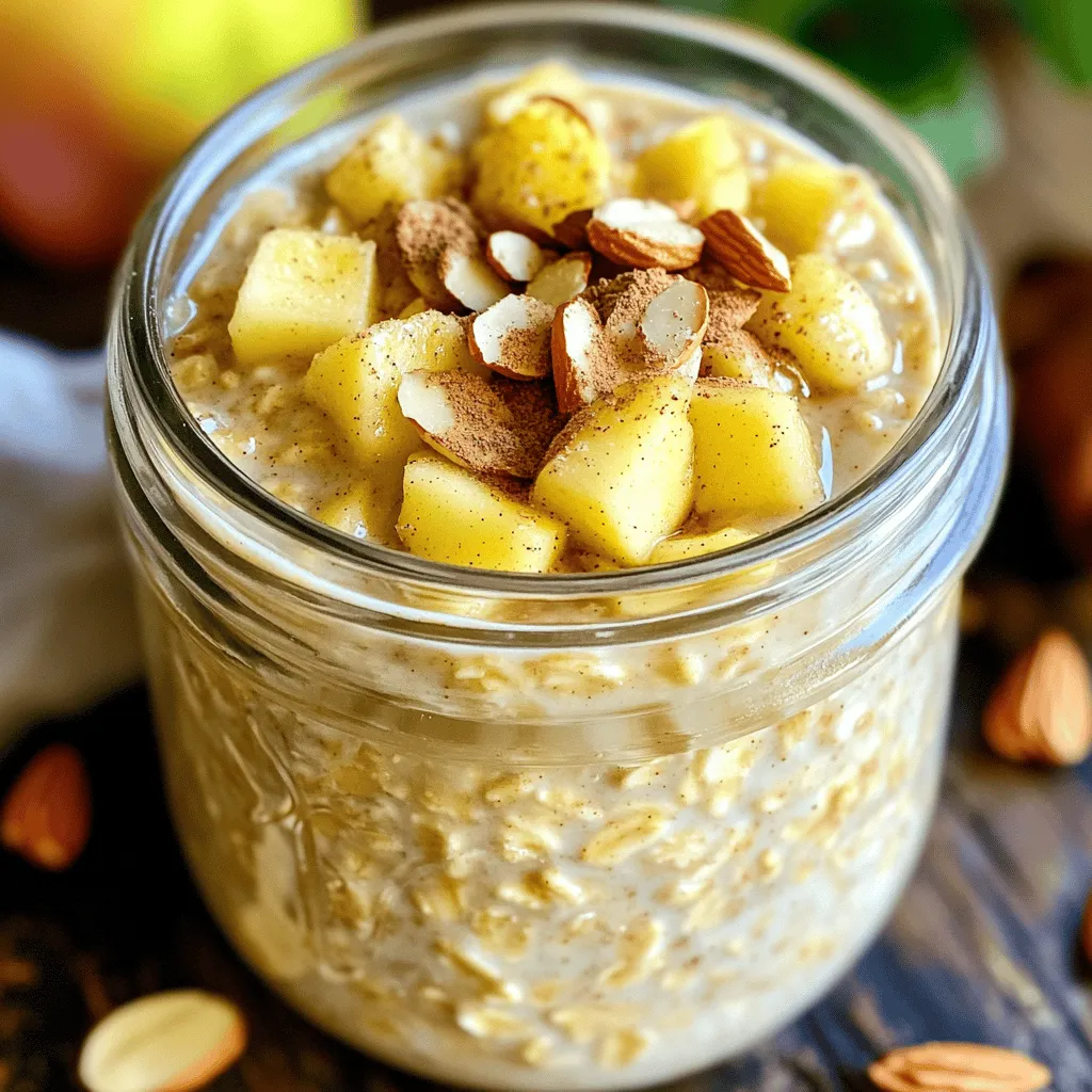 Apple Cinnamon Overnight Oats Gesunde Morgenpower