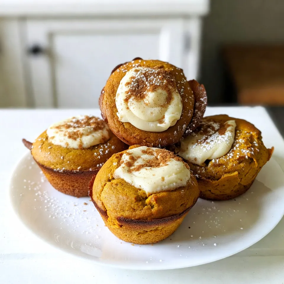 Kürbis-Cream-Cheese-Muffins einfach und köstlich