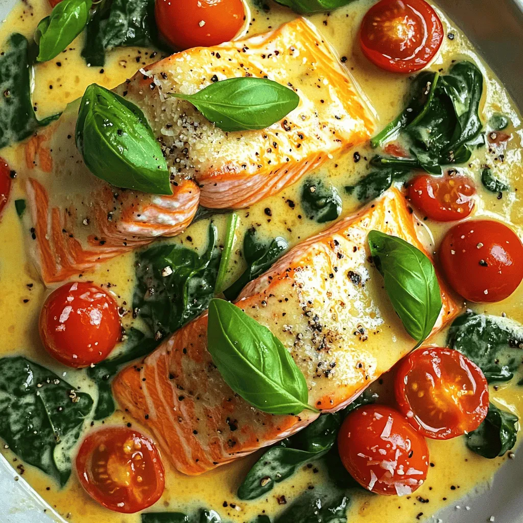 Low-Carb Creamy Tuscan Salmon Schnelles und Einfaches Rezept