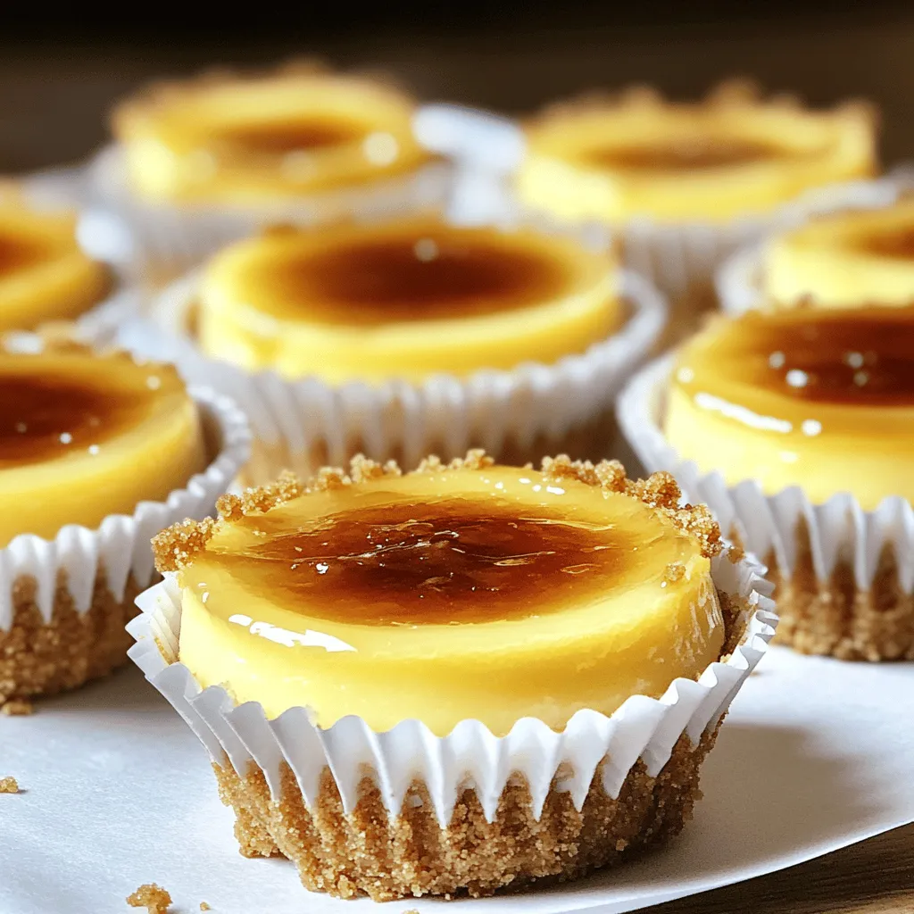 Mini Crème Brûlée Cheesecakes Einfaches Dessert Rezept