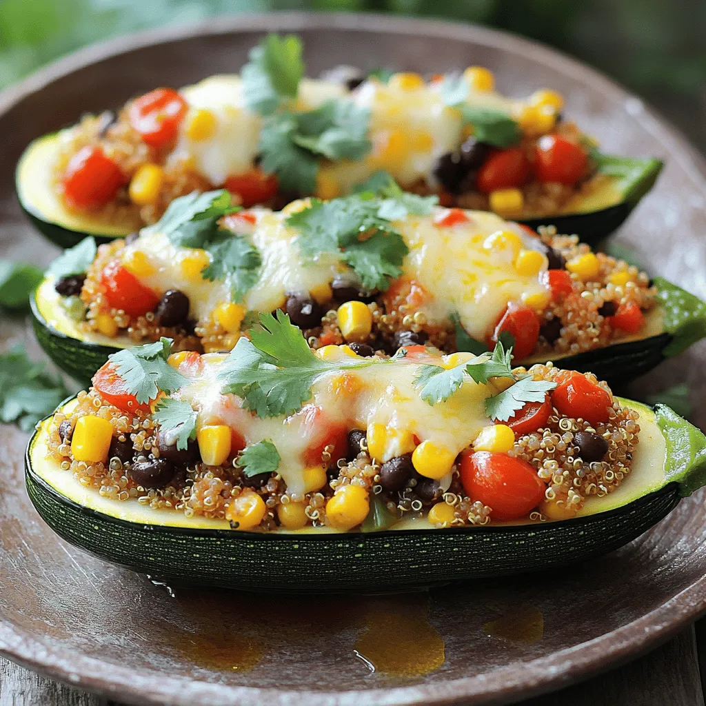 Vegetarian Stuffed Zucchini Leckere Füllung Zubereiten