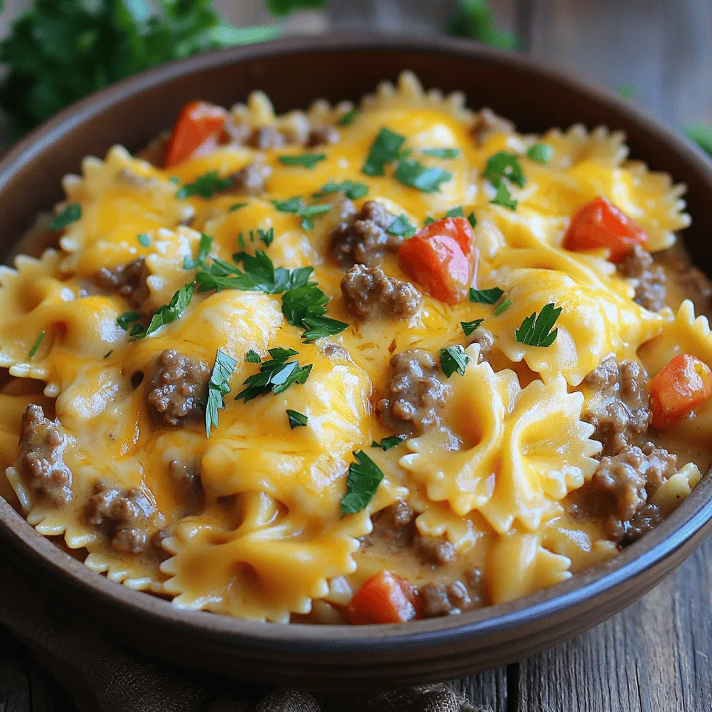 Käse-Hackfleisch und Fliegenpilz-Pasta Genussrezept