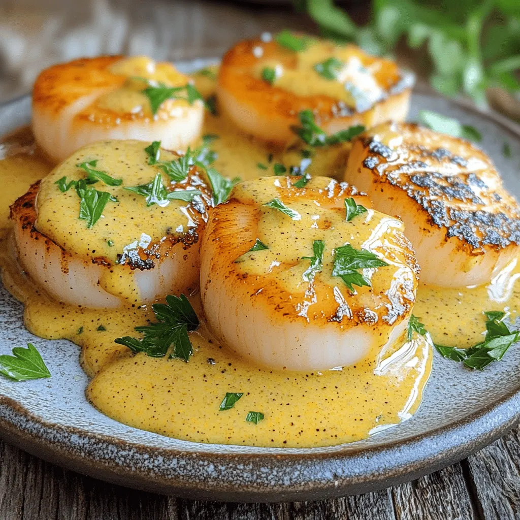 Für Cajun Seared Scallops brauchst du folgende Hauptzutaten: